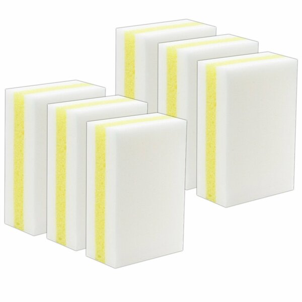 S.M. Arnold Scuff Away Sandwich Melamine Two-Sided Sponge, 6PK BNU-624